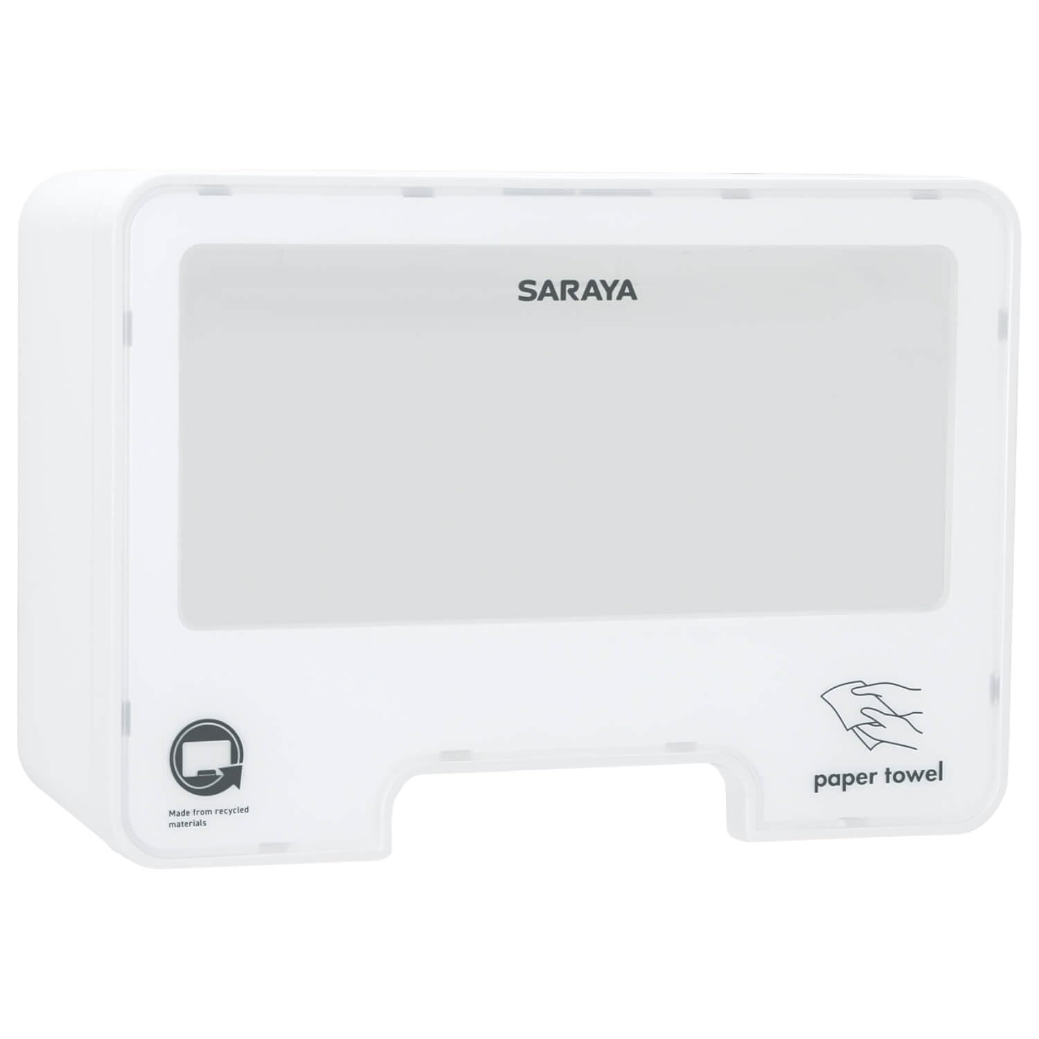 Amazon.co.jp: サラヤ ペーパータオルホルダー PH-400NRC-W 小判サイズ